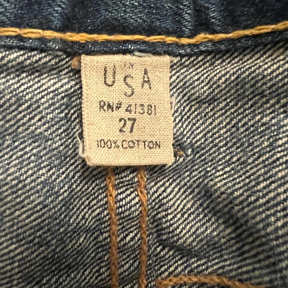 RRL Selvage Denim Mini Skirt Size 27 - Picture 7 of 11